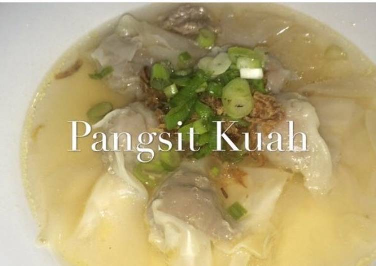 Resep Pangsit Daging Kuah by @olinyolina Kiriman dari OlinYolina