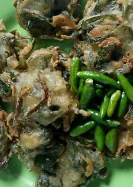 Bakwan kangkung krenyesss