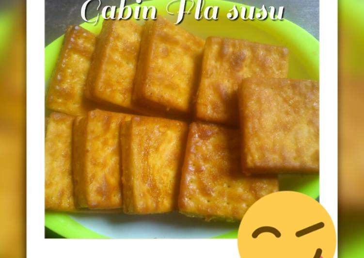 resep lengkap untuk Gabin Fla Susu