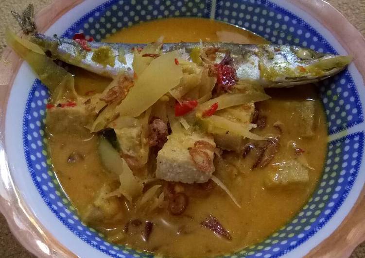 resep masakan Sayur santan pepaya & ikan Pindang