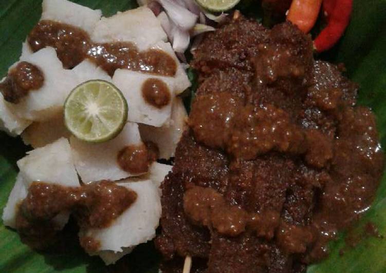 resep masakan Sate Kikil Bumbu Kacang