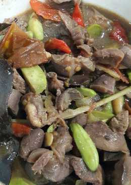 Sambal goreng kecap ati ampela