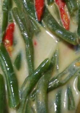 Sayur buncis with santan