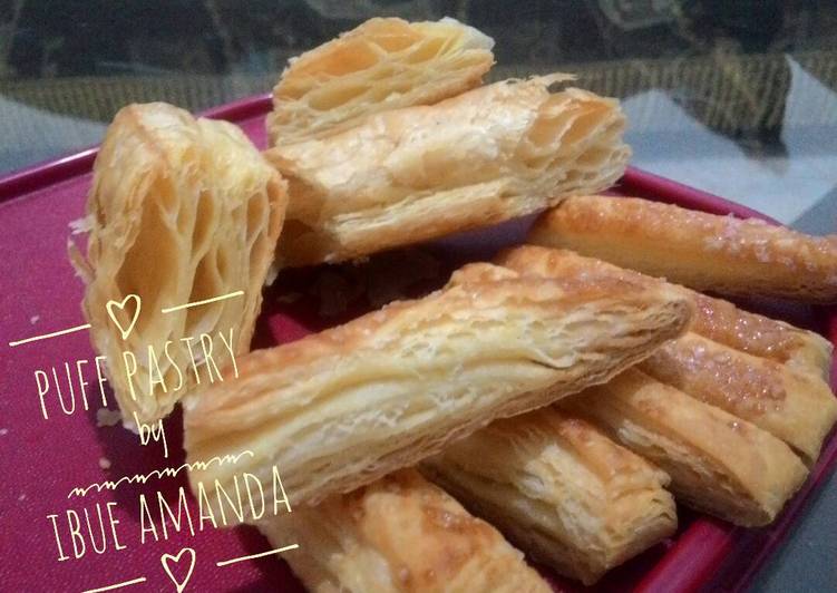 Resep Puff pastry Kiriman dari Ibue amanda