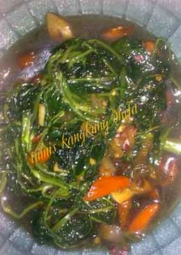 Tumis kangkung saus teriyaki kilat