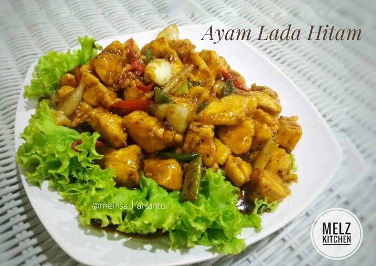 gambar untuk resep makanan Ayam Lada Hitam