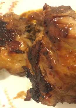 Ayam bakar saus bawang putih itali