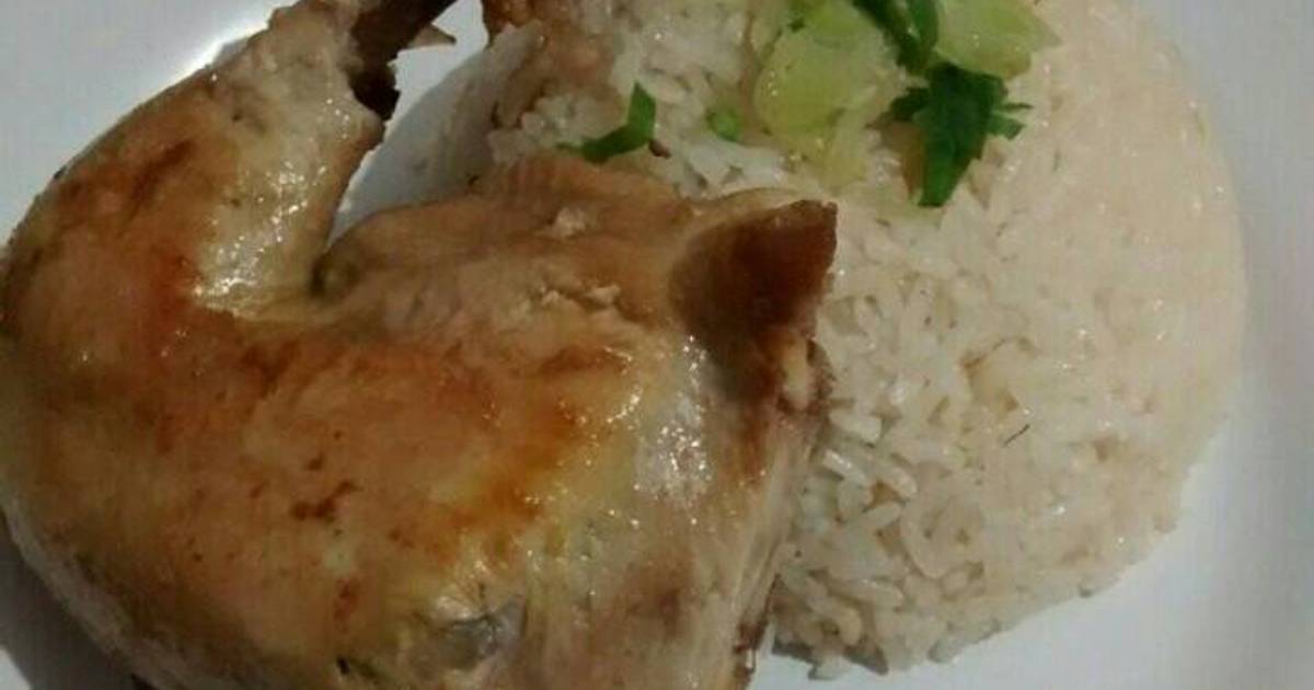 Resep Nasi Hainan Ayam Panggang ala dapur muhev