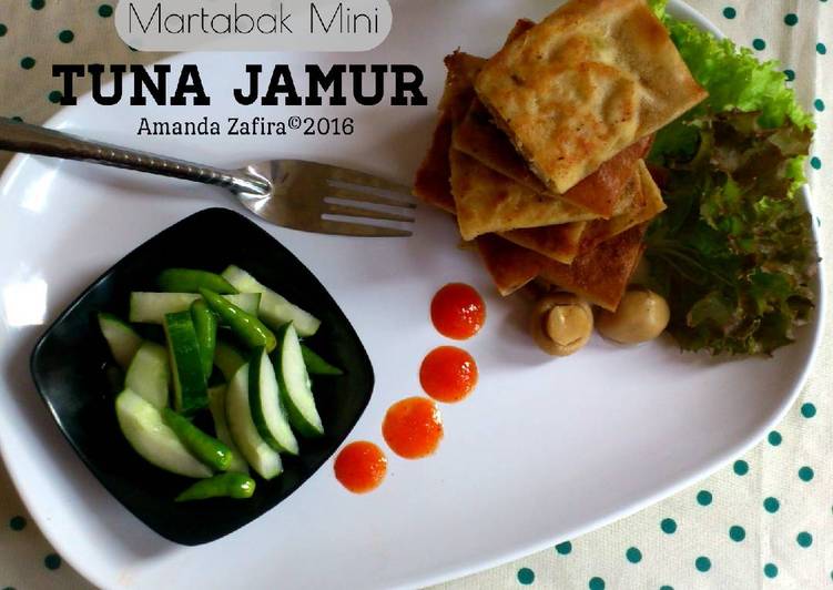 resep makanan Martabak Mini Tuna Jamur