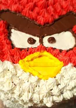 Kue tart angry bird pemula