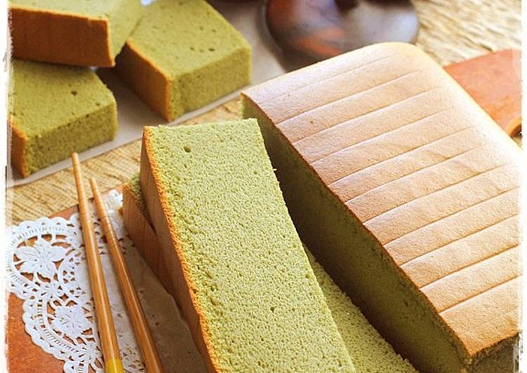 gambar untuk resep Ogura Cake Green Tea Selembut Kapas