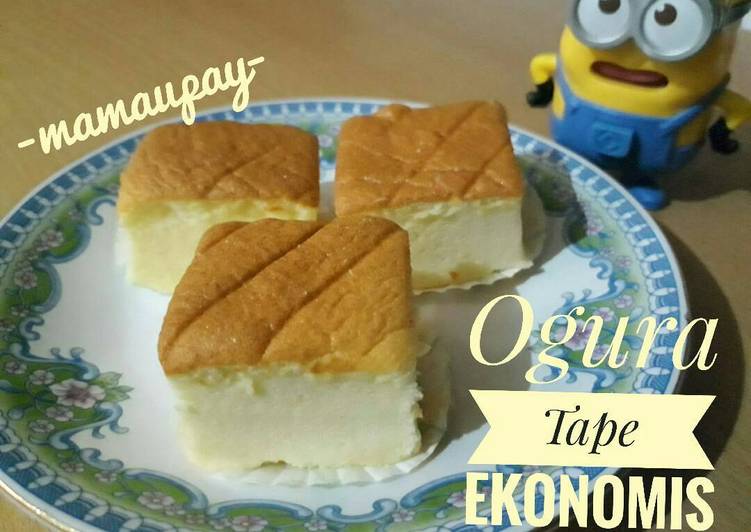 bahan dan cara membuat Ogura Tape Ekonomis