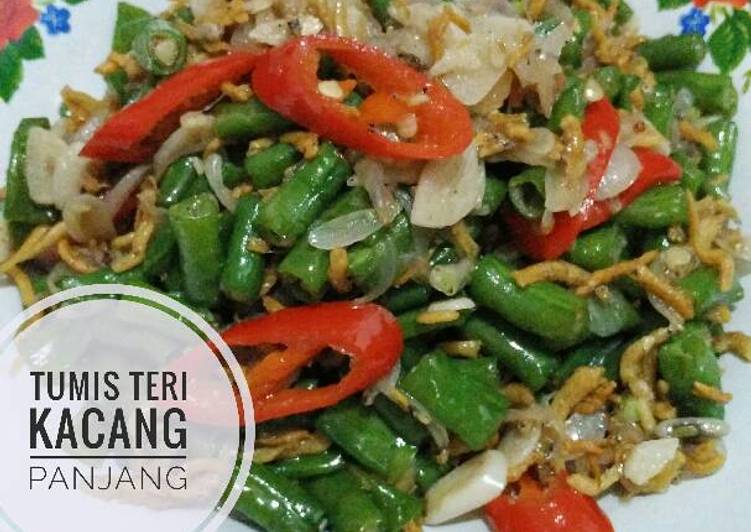 Tumis Teri Kacang Panjang #BikinRamadanBerkesan