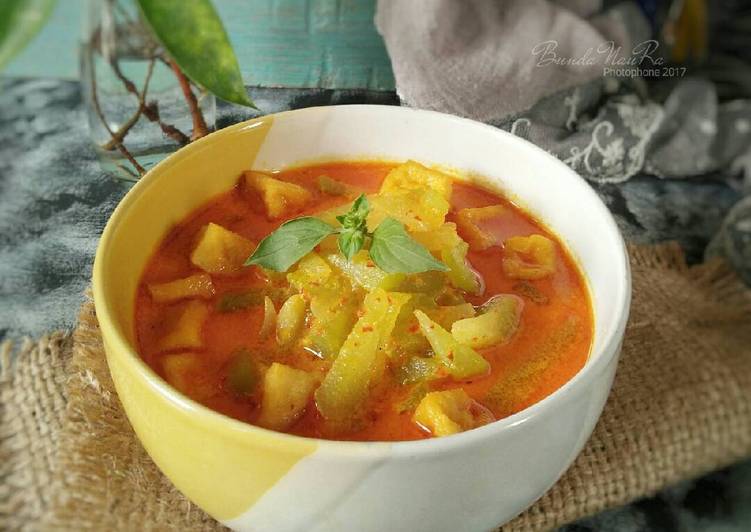 resep makanan Sayur Santan Labu Siam