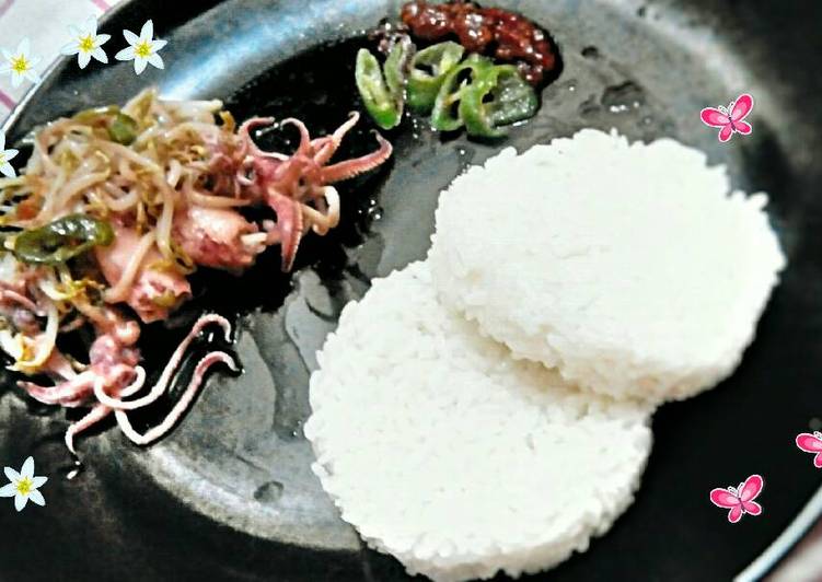 resep Oseng cumi asin cabe ijo