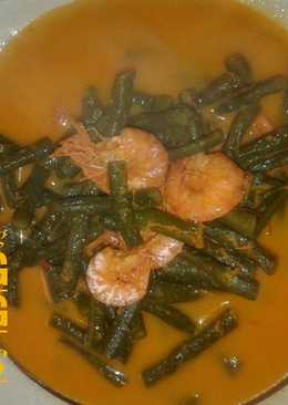 Gulai Udang Kacang Panjang Pedas