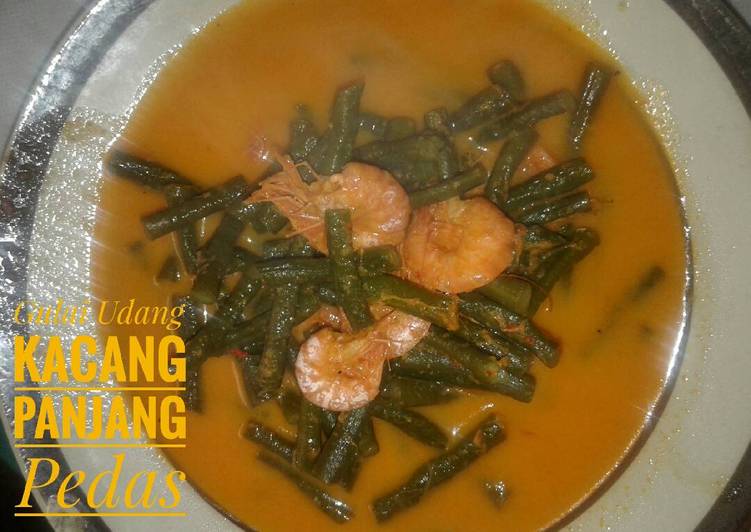 gambar untuk resep makanan Gulai Udang Kacang Panjang Pedas