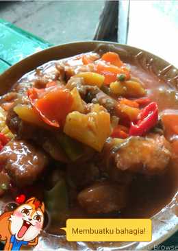 Ayam nanas asam manis pedas