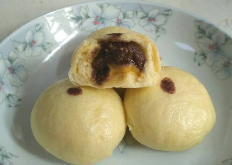 resep Bakpao Coklat Keju (Adonan Roti Goreng Kremes)