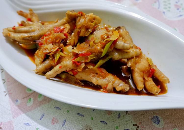 gambar untuk resep makanan Ceker pedas