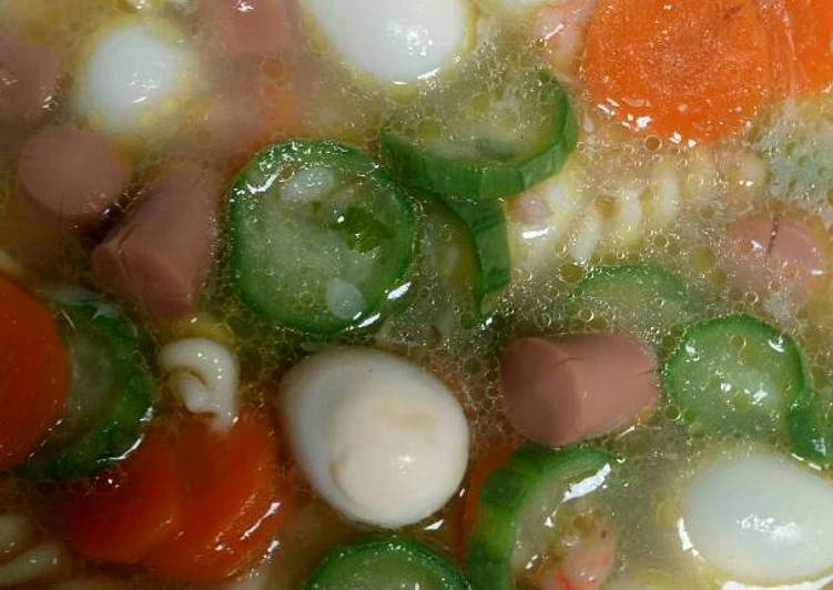 Resep Soup udang telur puyuh oleh ros mey - Cookpad