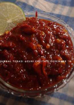 Sambal terasi pedas manis