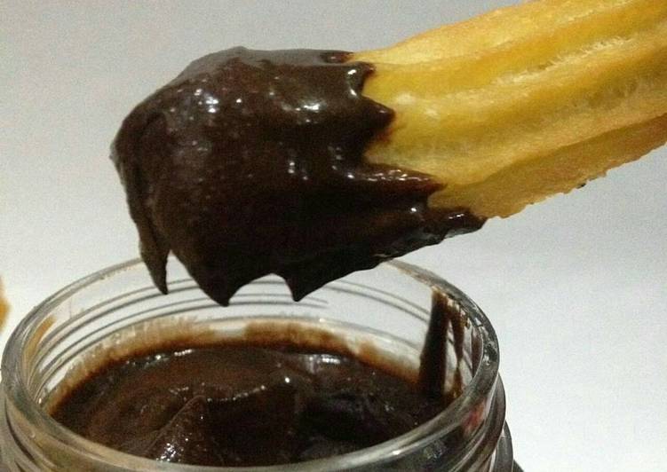 gambar untuk cara membuat Topping atau cocolan cokelat