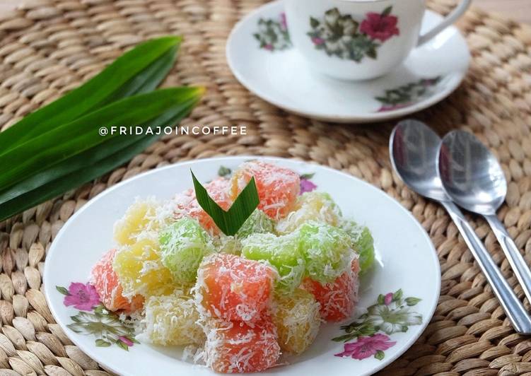 resep masakan Ongol-Ongol Singkong Pelangi