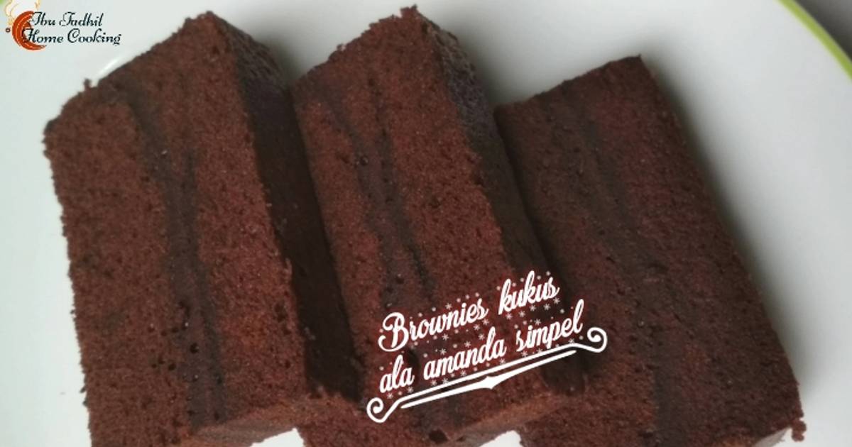  Resep  Brownies  Kukus  Amanda Tanpa  Mixer  Konsep Resep  Top 