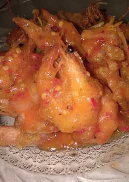 Udang Tepung saus pedas