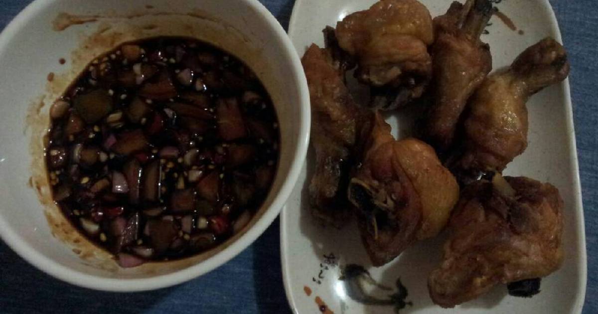 Resep Ayam goreng sambal satay ala Syafa Aulia