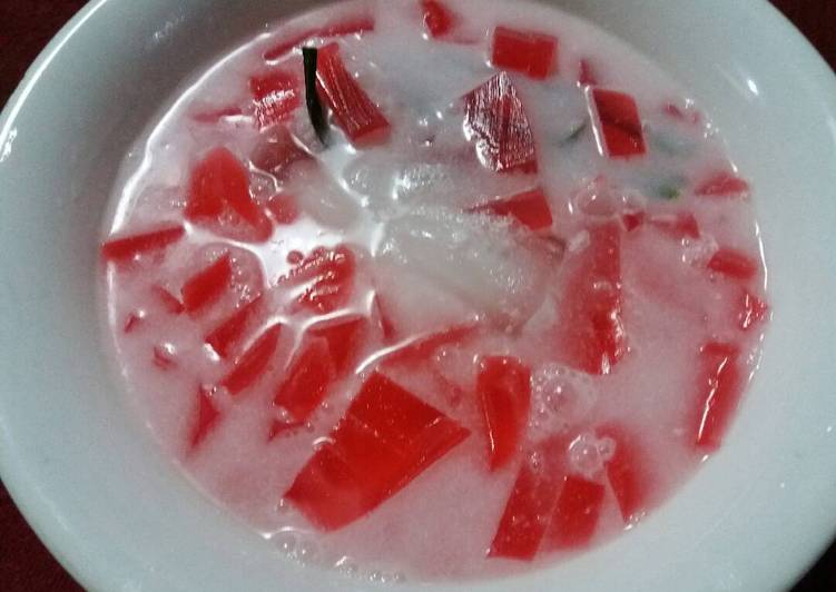 Resep ES Agar-Agar Kuah Santan Oleh Ema Rohmawati