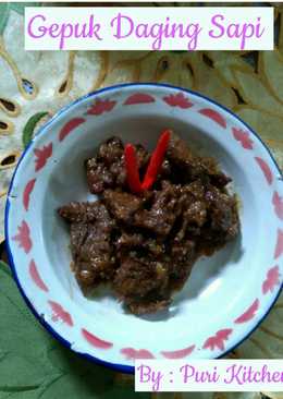 Gepuk Daging Sapi #KitaBerbagi