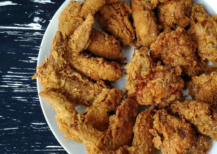 cara membuat Ayam goreng kentucky enak sekali ??