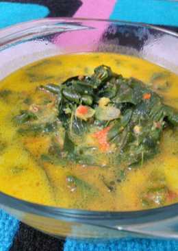 Sayur Kacang Daun Singkong Bumbu Kuning