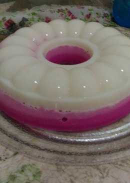 Puding Lapis Buah Naga