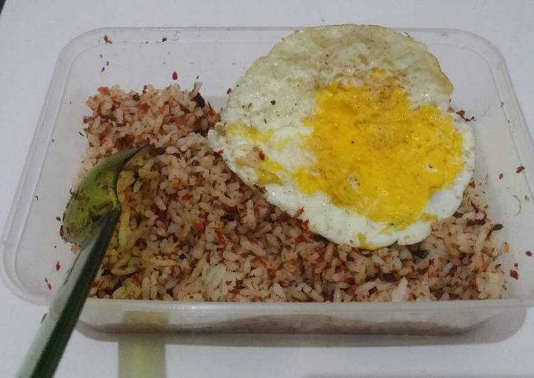 gambar untuk resep Nasi abon cakalang & bon cabe