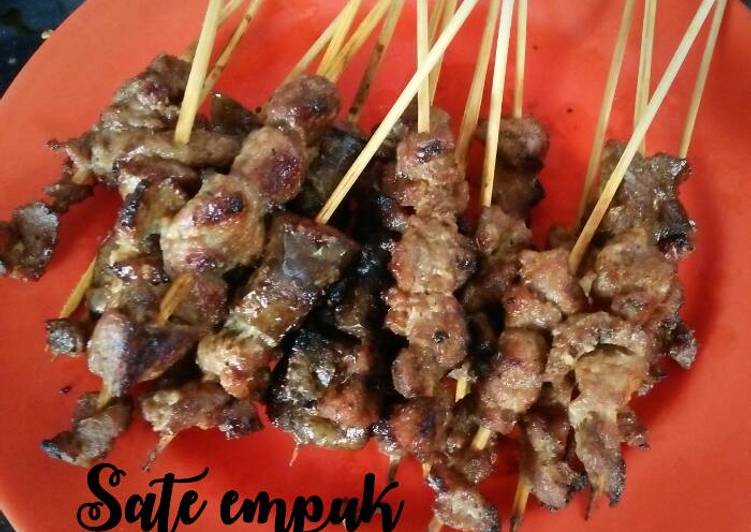 bahan dan cara membuat Sate kambing empuk