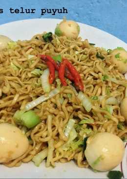 Mie tumis telur puyuh