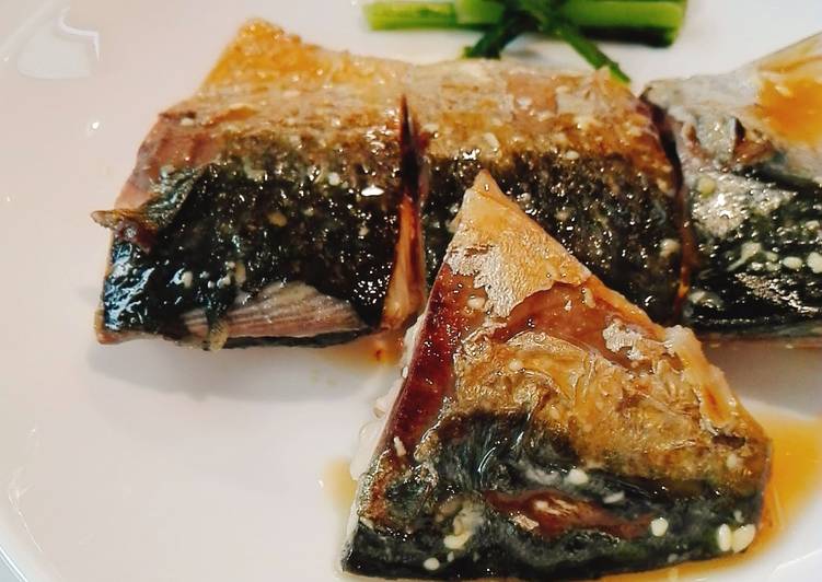 resep Simple Grilled Mackerel / Saba ala Jepang