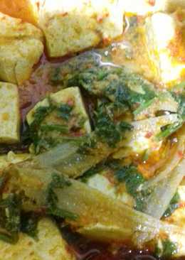 Gulai pakis tahu ikanasin