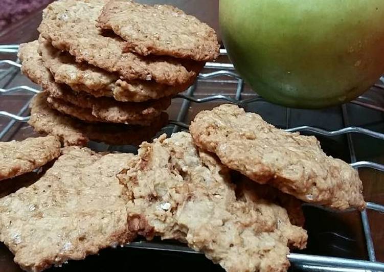 resep Apple Cinnamon Oat Lactation Cookies (Kue kering untuk Booster A