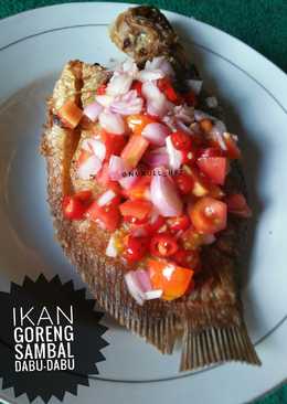 Ikan goreng sambal dabu-dabu