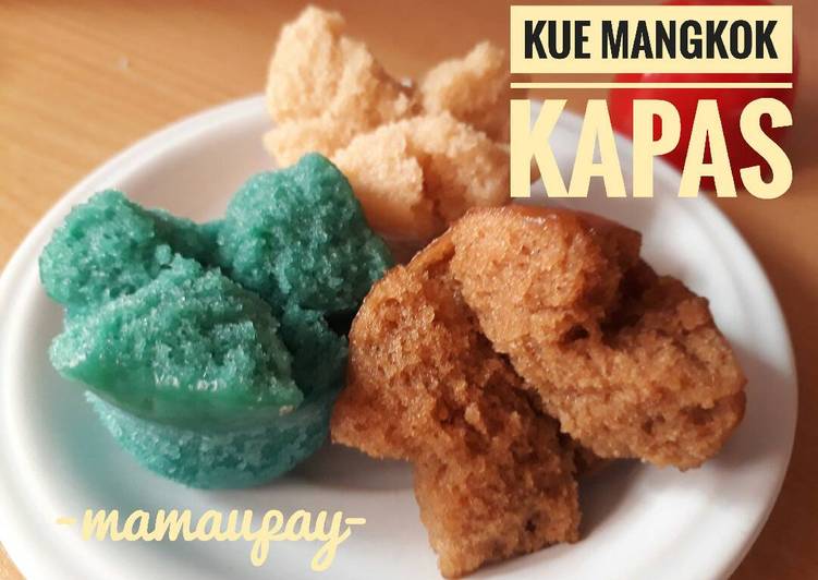 bahan dan cara membuat Kue Mangkok Kapas