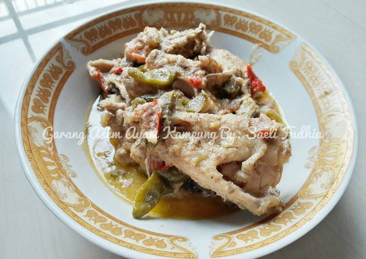 Resep Garang Asem Ayam Kampung Dari Saeli Fudhia
