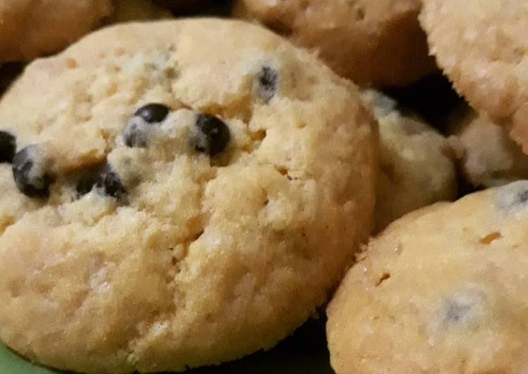 resep lengkap untuk Butter cookies chocochips