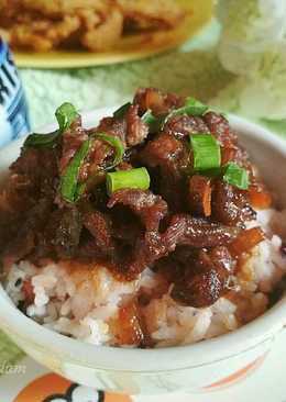 Beef Teriyaki Bowl + Nasi Kongbab #Bandung_RecookNovaliaRika