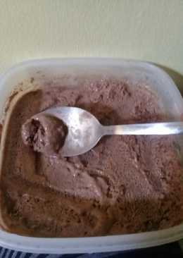 Chocolate ice cream pondan