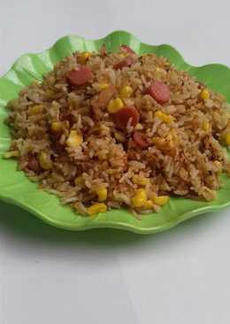 Nasi goreng telur sosis (#pr_nasigoreng)