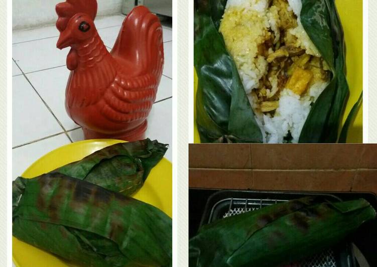 resep makanan Nasi bakar isi ayam dapur NitNot